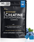 Creatine Monohydrate Gummies for Men & Women - Sugar Free & Vegan Advanced Formula W/L-Taurine + Vitamin B12 - for Muscle Strength, Muscles Builder, Recovery, Energy Boost, Pre-Workout Supplement