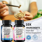 cortisol & myo-inositol Supplement Bundle with ashwagandha, Magnesium, l-theanine, d-Chiro inositol, folate, Berberine, chasteberry for Stress Relief & Balance