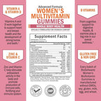 Women's Multivitamin Gummies with Vitamin A C B6 B12 D & E Vitamins for Immune Support - Gummy Multivitamin for Women for Bone Breast Skin Joint & Energy Dietary Supplement, Mixed Berry Flavor, 60 Ct