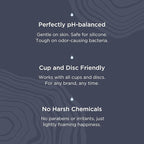 Saalt Menstrual Cup Wash Cleanser - Menstrual Disc Wash - pH Balanced - No Irritants or Harsh Chemicals - 4oz