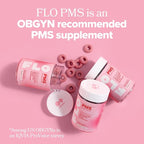 O Positiv FLO PMS Gummies for Women - Proactive PMS Relief - Targets Hormonal Breakouts, Bloating, Cramps, & Mood Swings with Chasteberry, Vitamin B6, & Lemon Balm - PMS Gummies (Pack of 2)
