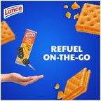 Lance Sandwich Crackers, ToastChee Cheddar, 10 Individually Wrapped Packs, 6 Sandwiches Each