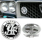 Japan Automobile Federation JDM JAF Black Emblem Badge for Toyota Front Grille