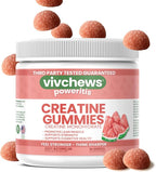 Creatine Gummies for Women – Creatine Monohydrate, Supports Strength, Performance & Cognitive Function, Watermelon Flavor, Fruit Pectin Based, Vegan, Non-GMO, Gelatin-Free, 90 Count
