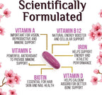 Multivitamin for Women - Essential Daily Womens Multivitamins with Calcium, Folic Acid, Vitamin A, C, D, E, B Vitamins, Zinc and Iron - Energy, Focus & Immune Support, Bottled In USA - 120 Softgels