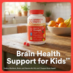 SmartyPants Kids Multivitamin Gummies with Omega 3 DHA/EPA, Vitamins D3, C, B12, B6, A, K, and Zinc, Gluten Free, Clean Label, Three Fruit Flavors, 60 Gummies (30 Day Supply)