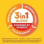 Nature Made Wellblends ImmuneMAX Gummies,Vitamin C,Zinc,and Vitamin D3,Immune Support Supplement,42 Tangerine Flavor Gummies,(Pack of 2)