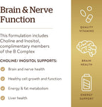 Solgar Choline/Inositol 500 mg/500 mg,100 Vegetable Capsules-Energy Metabolism,Liver Health,Essential for Brain&Nerve Function-Non-GMO,Vegan,Gluten Free,Dairy Free,Kosher-50 Servings,(Pack of 2)