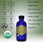 Organic, Neem Oil, for Plants, Skin, Hair, Dogs – 100% Pure, Neem Oil, by Zongle Therapeutics, 4 OZ