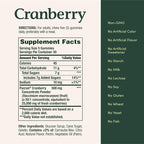 Nature's Bounty Cranberry Gummies, Urinary Tract Support, 500 mg, Cran-Raspberry Flavor, 150 Ct