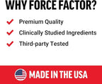 Force Factor Turmeric Curcumin Supplement with Black Pepper, Joint Support Supplement with BioPerine for Enhanced Absorption, No Gelatin, Non-GMO, 90 Capsules
