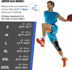 NEENCA Professional Knee Brace for Pain Relief, Medical Knee Compression Sleeve, Knee Support with Horizontal Knit Tech for Meniscus Tear, ACL, Arthritis, Joint Pain, Runner, Workout