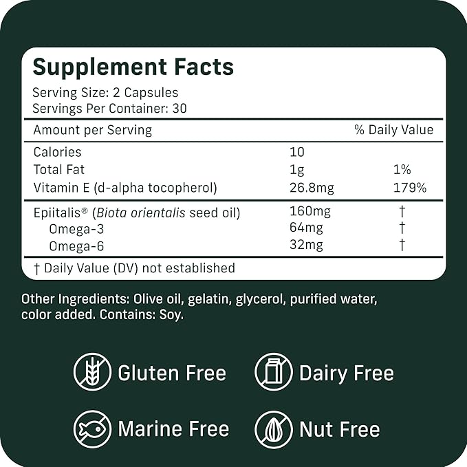 Joint Support – Supports Mobility & Osteoarthritis – May Help Reduce Inflammation with Patented Epiitalis – 60 Capsules