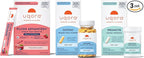 Uqora Flush Advanced+ Regimen with Flush Advanced+ - Cranberry to Reduce Risk of Recurrent UTI** - Defend & Promote - D-Mannose, Vitamin C, Green Tea Extract & Probiotics - 3-Part Bundle