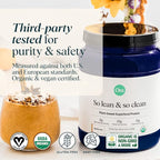 Ora Organic Vegan Protein Powder - 23g Plant-Based Protein Powder for Women and Men | Clean Protein Source, Keto Friendly, Gluten Free, Paleo, Dairy-Free, Soy-Free - Vanilla Chai - 20 Servings
