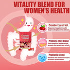 Prebiotic Nutritional Supplements Probiotic Gummies for Women-Women Exclusive pH Balanced probiotics-Controlling Off Flavors -Enriched with 5 Billion CFUs of Active Bacteria（60）