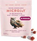 Microjoy Hibernate Gummies – Natural Sleep Aid with Reishi Mushroom – Stress Relief and Mood Support – Vegan, Non-GMO, Cherry Flavor (30 Gummies)
