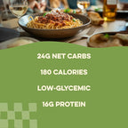 Al Dente Carba-Nada Fusilli - Low Carb, High Protein - Keto & Point-Based Diet-Friendly, Artisanal Pasta Noodles, Cage-Free Eggs & Non-GMO Ingredients. 12oz Bags (Pack of 6)