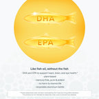 Youtheory Ocean-Friendly Omega - Algae Omega 3 Supplement with EPA & DHA - Supports Brain & Eye Health* - Plant-Based - for Pescatarian & Vegan Diets - 60 Softgels (30-Day Supply)