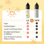 Legendairy Milk Vitamin D Drops for Infants, Organic Baby Vitamin D3 K2 Liquid 400 IU, Vegan for Newborns Toddlers & Kids, Childrens Supplement for Strong Bones & Teeth, Sugar Free, 90 Servings