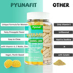 Vitamin E 400 IU Gummies for Women, Vitamin E Chewable Supplement with VIT A, C, Biotin, Zinc, Powerful Antioxidant, Skin & Hair Health, 60 Count