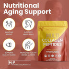 Healthy Living Proteins | Multi Hydrolyzed Collagen Peptides Type I, II, III, V, & X | Grass Fed Bovine, Wild Caught Marine, Free Range Chicken | Gluten Free (Unflavored, 1 Pound (Pack of 1))