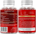 Vitboost Magnesium Citrate Gummies 600mg - 60 Count Vegan Magnesium Gummies for Relaxation & Muscle Support - Natural Raspberry Flavor - Non-GMO, Gluten Free, Plant Based