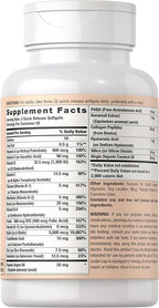 Coera Hair, Skin and Nails Vitamins with Collagen, Biotin & Moroccan Argan Oil | 165 Softgels | Non-GMO & Gluten Free Supplement for Men and Women
