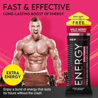 NewTrition® Extra Strength Energy Shots, 1.7 fl oz - 250mg Caffeine with Vitamin B & Amino Acids, Sugar-Free, Zero Calorie Vitamin Energy Drink for Focus & Endurance (Pack of 6, Wild Berry)