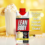Labrada Lean Body Ready-to-Drink Banana Protein Shake,40g Protein,Whey Blend,0 Sugar,Gluten Free,22 Vitamins & Minerals,17 Ounce (Recyclable Carton & Lid - Pack of 12) LABRADA
