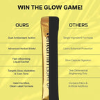 Light Up – Antioxidant Skin-Brightening Supplement with Vitamin C, Plant-Based Extracts & Hydrating Support – Lemon Green Tea Flavor – for Even Tone, Dark Spot Reduction & Glow – 30 Sachets