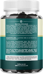 Chlorophyll Gummies for Cleanse & Detox Support - Potent Internal Deodorizer Chloropyll Supplements for Body Odor Healthy Skin Immunity & Digestive Support - Vegan Non-GMO & Gluten Free (3 Pack)
