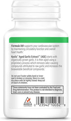 Kyolic Aged Garlic Extract Formula 100, Cardiovascular Health*, 200 Tablets.