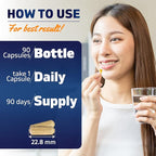 Vitamatic Cortisol Health Support - 90 Veggie Capsules - Made with Adaptogenic Blend with Ashwagandha, Rhodiola, Magnolia, L-Theanine, Phosphatidylserine (Pack of 2)