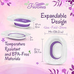 Fivona Yoni Steam Kit 3-in-1 Complete Set of Over the Toilet Foldable Steamer Seat with 1 Pack of Blue Moon and 1 Pack of Sunrise Yoni Steaming Herbs