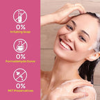 Peach Leaf Feminine Wash For intimate area Hygiene and Itchy, pH Balanced Body Wash with Lactic Acid For Sensitive Skin, Gentle Hydration, Odor Neutralization & Daily Hygiene, 220ml/7.44oz