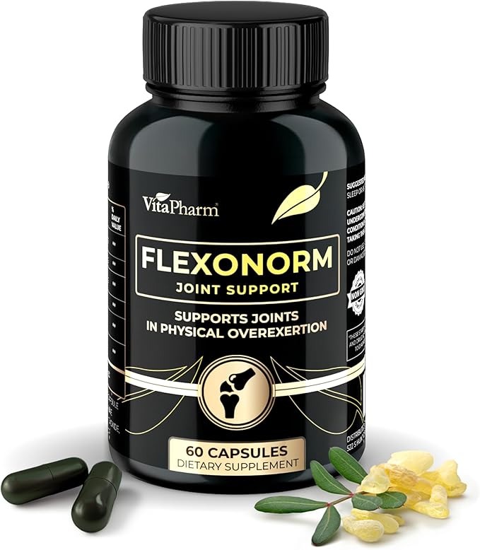 Flexonorm Joint Support Supplement – Joint Health & Mobility Support for Men & Women – 60 Capsules