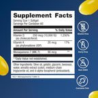 Metagenics Vitamin D3 + K - for Artery Health, Immune Support, Bone & Heart Health* - Vitamin D with MK-7 (Vitamin K2) - Non-GMO - Gluten-Free - 60 Softgels - 10,000 IU