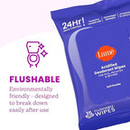 Lume Acidified Deodorant Wipes - 24 Hour Odor Control - Whole Body Deodorant Wipes - Aluminum Free, Baking Soda Free, Skin Loving - Flushable - 15 Count - 3 Pack (Soft Powder)