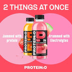 Protein2o Hydration Drink - 2-in-1 Liquid Clear Whey Protein Isolate and Electrolyte Drink - 20g Protein, Vitamins B5, B6 - Post-Workout Recovery - 16.9 Fl Oz - 12 Count Variety Pack