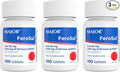 MAJOR Ferosul - Ferrous Sulfate 325mg Tablets with 65mg of Elemental Iron - Iron Supplement for Women, Men - Red - 100 Count (3 Pack)