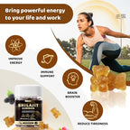 Shilajit Gummies Supplements, Shilajit Gummies, Lab Test, Trace Minerals, for Men, Women, Non-GMO, Natural Color & Flavor, 60 Count