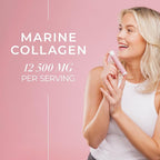 Swedish Collagen Deluxe | 12,500 mg Hydrolyzed Marine Collagen Liquid Supplement - 60 x 25 ml Daily Shots (2 Pack, 30 in Each) | Hyaluronic Acid, Biotin and Vitamin C for Hair, Skin, Nails and Joints