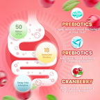 VivoNu Viginal Probiotic for Women, Women Probiotic Gummies, Feminine Balance Gummies, Cranberry Probiotics for Woman Vaginigal Health, Yeast Ph Balance| 60 Gummies