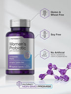 Horbäach Probiotic for Women with Cranberry | 90 Vegetarian Capsules | Dietary Supplement with 14 Probiotic Strains | Non-GMO, Gluten Free Supplement