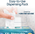 Inspire Adult Wet Wipes, Wash Cloths for Incontinence & Cleansing for Elderly, 8"x13" (780 Count)