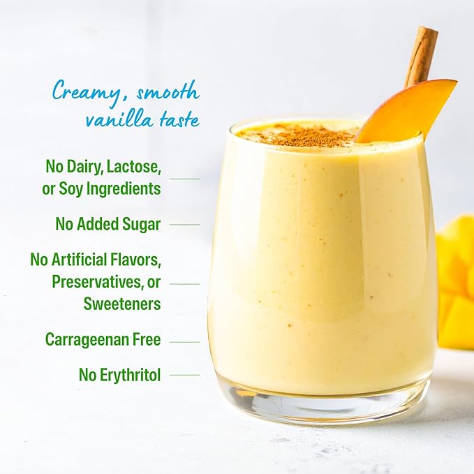 Orgain Organic Vegan Protein Powder, Vanilla Bean - 21g Plant Protein, 5g Prebiotic Fiber, Low Carb, No Lactose Ingredients, No Added Sugar, Non-GMO, 10 Single Serve Individual Packets