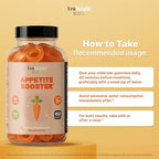 TruHeight Kids Appetite Booster Gummies (Orange, Ages 2+) All Natural Toddler & Kids Appetite Stimulant to Eat More - Weight Gain Supplements - Vitamins for Underweight Children - Picky Eater Vitamin