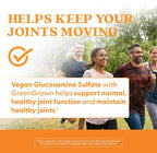 Doctor's Best Vegan Glucosamine Supplement for Men & Women - Glucosamine 1500mg Per 2 Capsules, Joint Health Support for Adults, Gluten Free, Non GMO, Vegetarian/Vegan - 180 Veg Caps