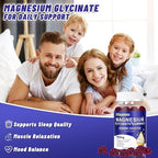 Magnesium Glycinate Gummies with L-Threonate, Vitamin B6, Ashwagandha 540mg per Serving, Sugar Free, Vegan, Relaxation & Nighttime Support, Strawberry Flavor, 60 Gummies